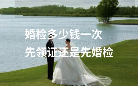 婚检多少钱一次 先领证还是先婚检