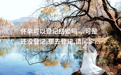 怀孕可以登记结婚吗 ...可是还没登记,想去登记,请问孕妇还能登记结婚吗?和不是要婚前检查的...