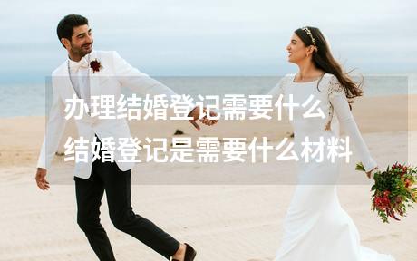办理结婚登记需要什么 结婚登记是需要什么材料