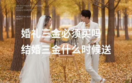 婚礼三金必须买吗 结婚三金什么时候送