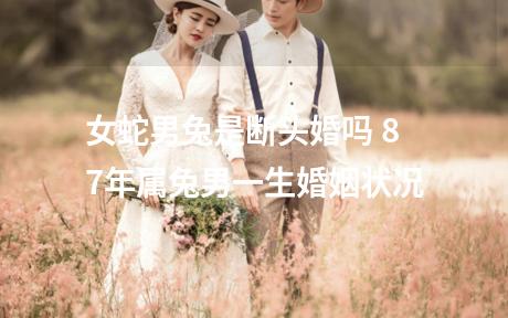 女蛇男兔是断头婚吗 87年属兔男一生婚姻状况
