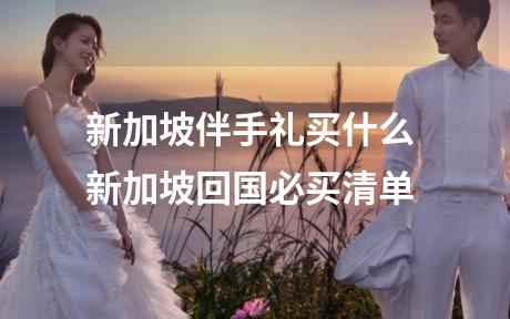 新加坡伴手礼买什么 新加坡回国必买清单