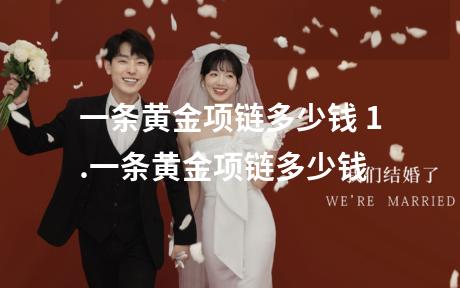 一条黄金项链多少钱 1.一条黄金项链多少钱
