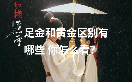 足金和黄金区别有哪些 你怎么看？