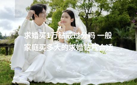 求婚买1万钻戒过分吗 一般家庭买多大的求婚钻戒合适