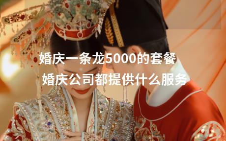 婚庆一条龙5000的套餐 婚庆公司都提供什么服务