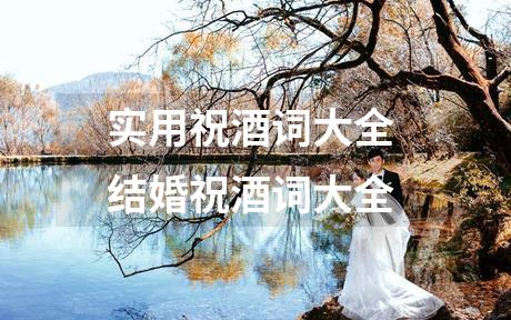 实用祝酒词大全 结婚祝酒词大全