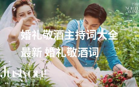 婚礼敬酒主持词大全最新 婚礼敬酒词