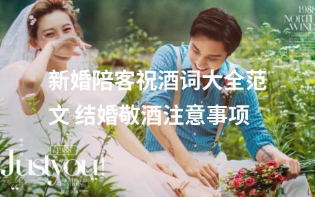 新婚陪客祝酒词大全范文 结婚敬酒注意事项