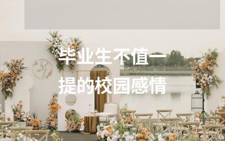 毕业生不值一提的校园感情