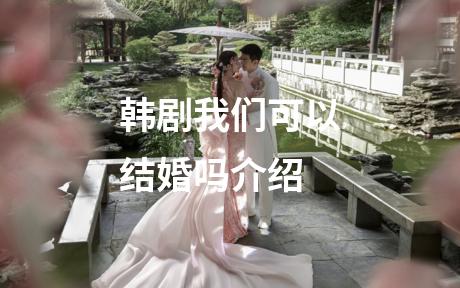 韩剧我们可以结婚吗介绍